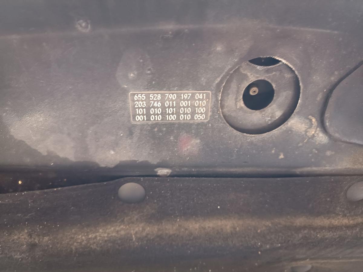 Mercedes CL203 Sportcoupe original Motorhaube 197 Schwarz Facelift Bj 2005