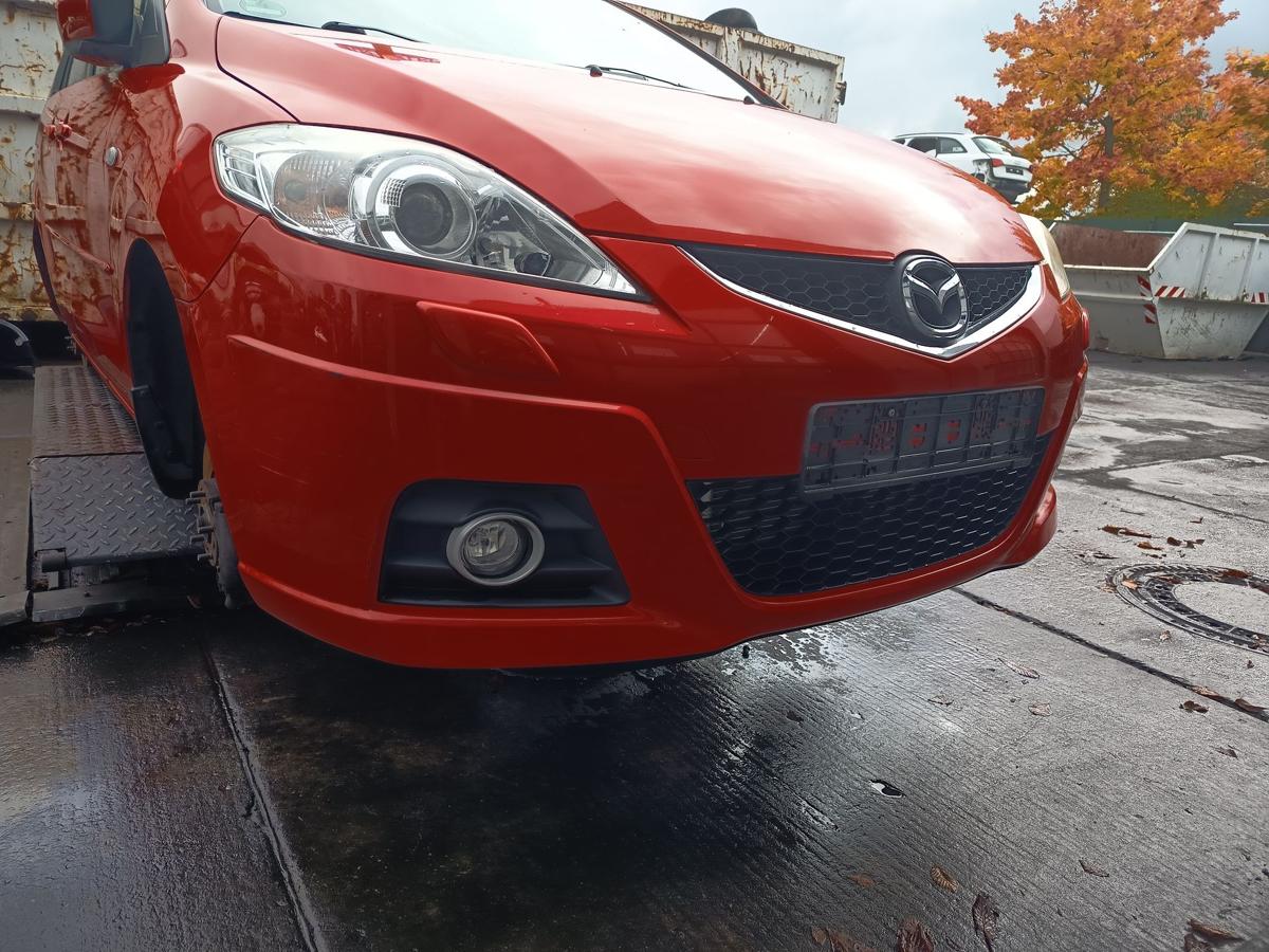 Mazda 5 CR orig Stoßstange vorn Stoßfänger SRA rot ab 2008 Mazda 5 CR orig Stoßstange vorn Stoßfänger SRA rot ab 2008