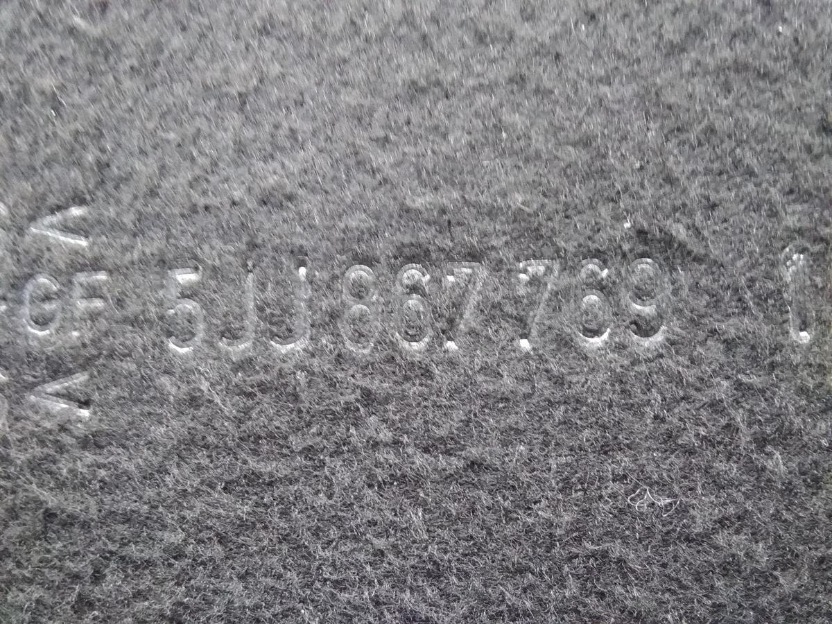 Skoda Rapid NH Spaceback original Hutablage Kofferraumabdeckung schwarz BJ2013 5JJ867769