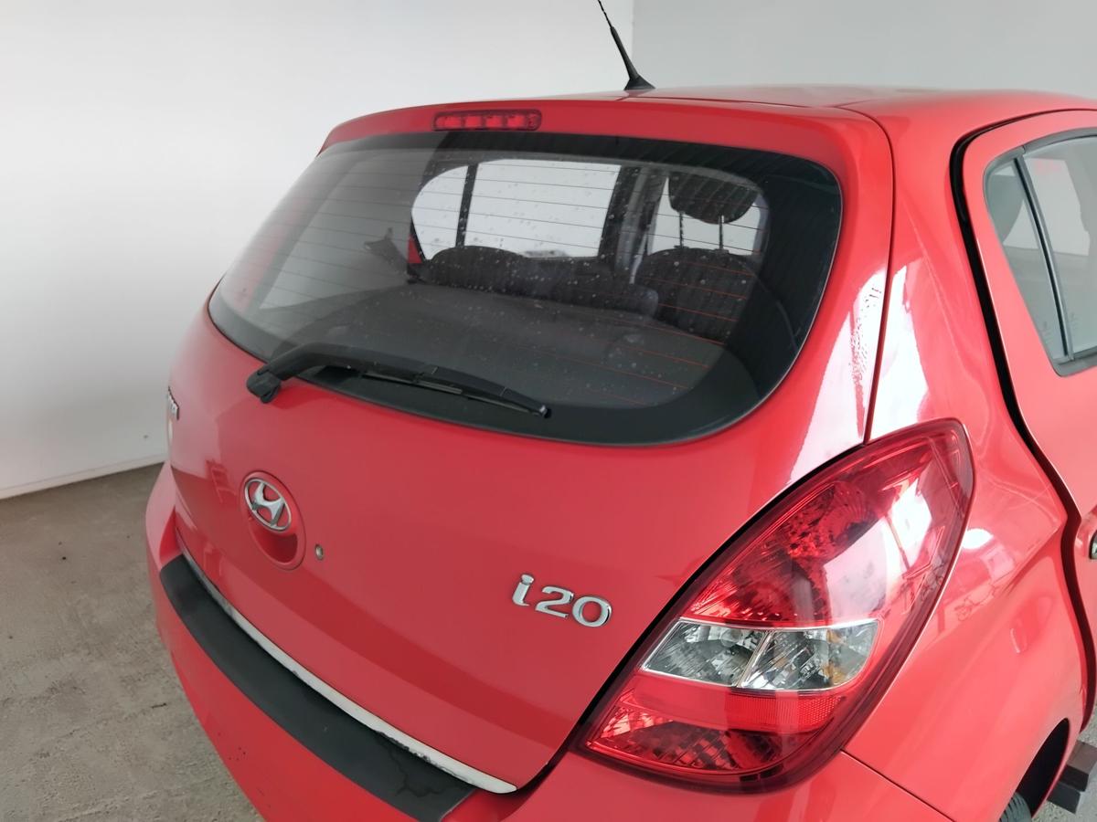 Hyundai i20 PB Heckklappe BH Electric Red mit Heckscheibe BJ2009