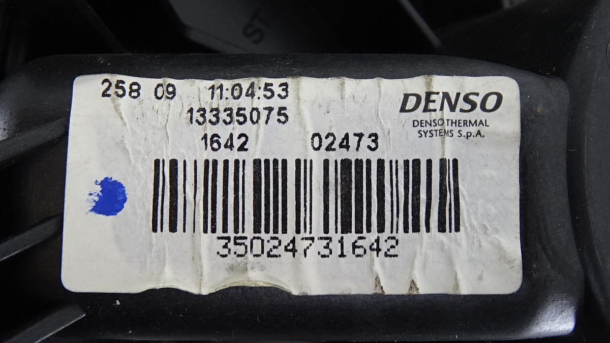 Opel Corsa D Gebläsemotor Heizgebläse Bj2009 13335075 für manuelle Klima