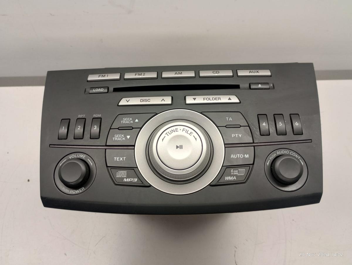 Mazda 3 BL orig Radio MP3 Autoradio Bj 2010