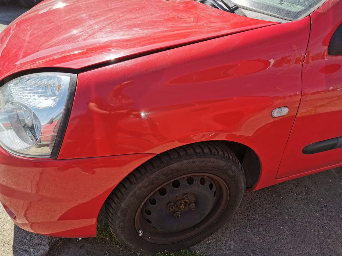 Renault Clio 2 Campus Kotflügel Fender Seitenwand vorn links OV727 Red Brisk