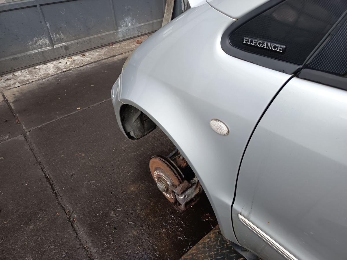 Mercedes W168 Mopf original Kotfl&uuml;gel links Seitenteil 761 Polarsilber Bj 2001