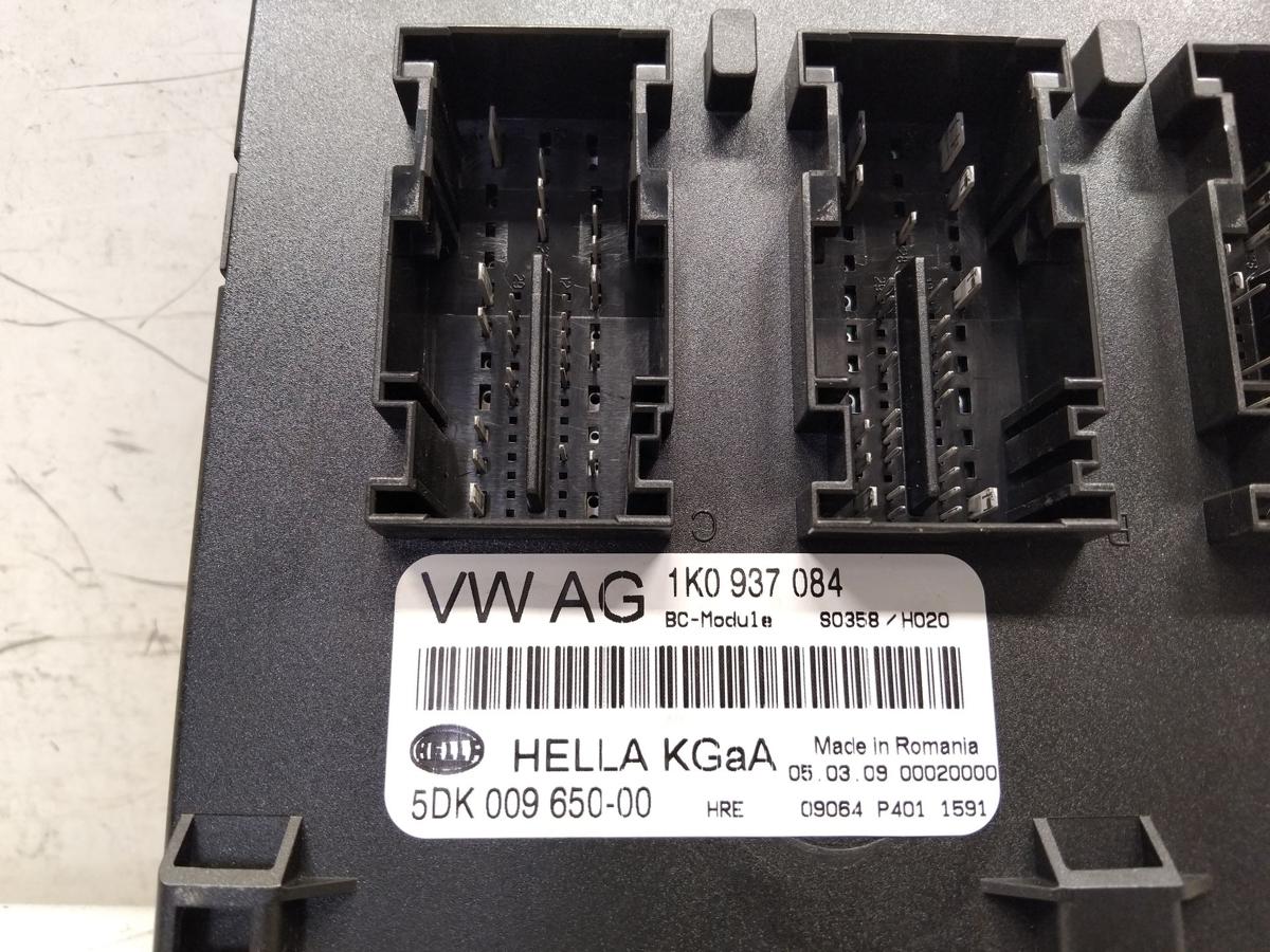 VW Golf 6 1K original Bordnetzsteuerger&auml;t 1K0937084 5DK00965000 HELLA BJ2009