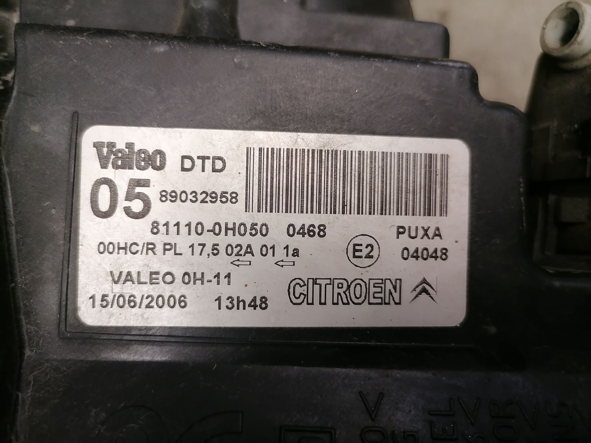 Citroen C1 original Scheinwerfer vorn rechts Halogen Bj.2006