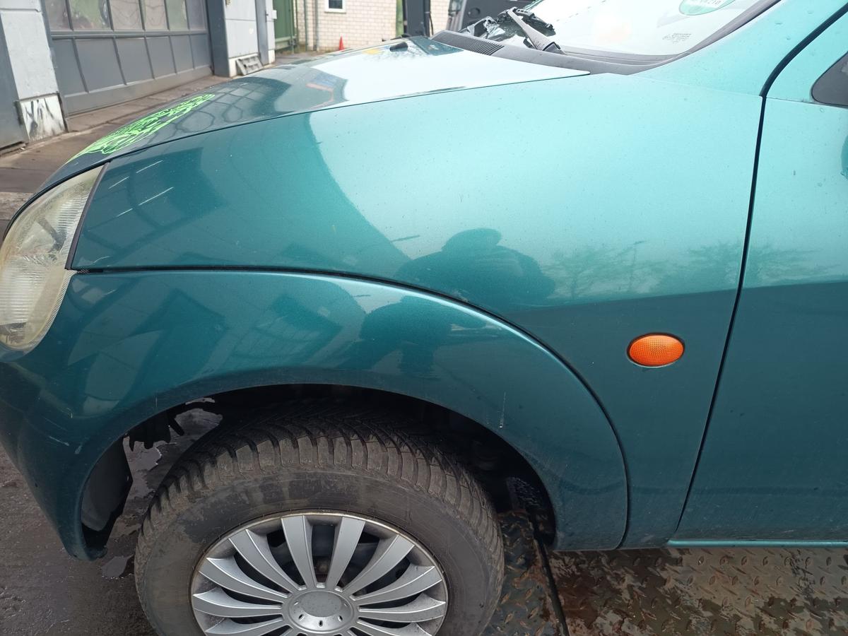 Ford KA RBT original Kotfl&uuml;gel links Karibik Gr&uuml;n Baujahr 1999