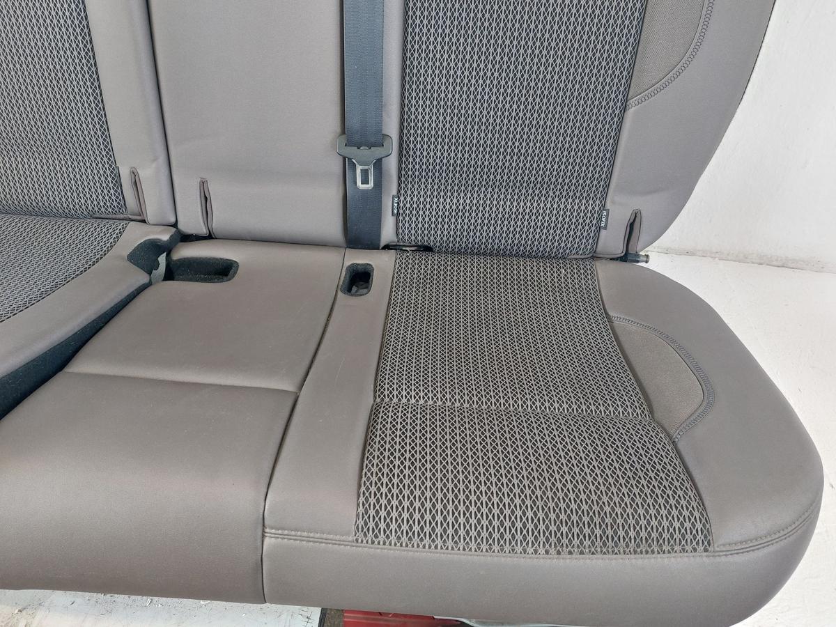 Peugeot 2008 I CU R&uuml;cksitzbank R&uuml;cksitz Sitzbank R&uuml;ckbank Kunstleder braun Stoff