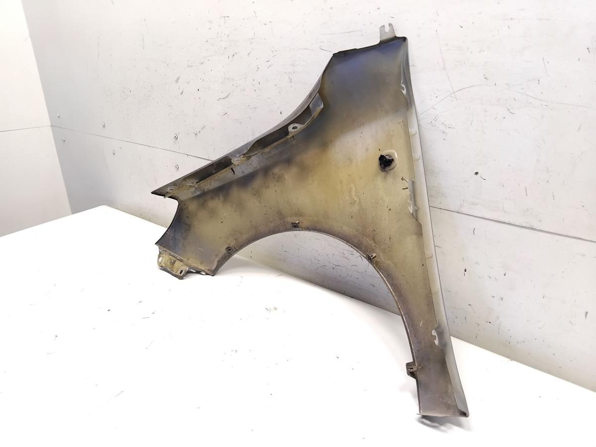 Skoda Fabia 2 5J Facelift original Kotfl&uuml;gel vorn rechts LF8L Platingrau BJ2013