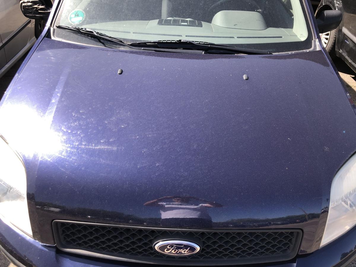 Ford Fusion JU2 Motorhaube Haube Klapee Deckel vorn Lugano Blau Metallic