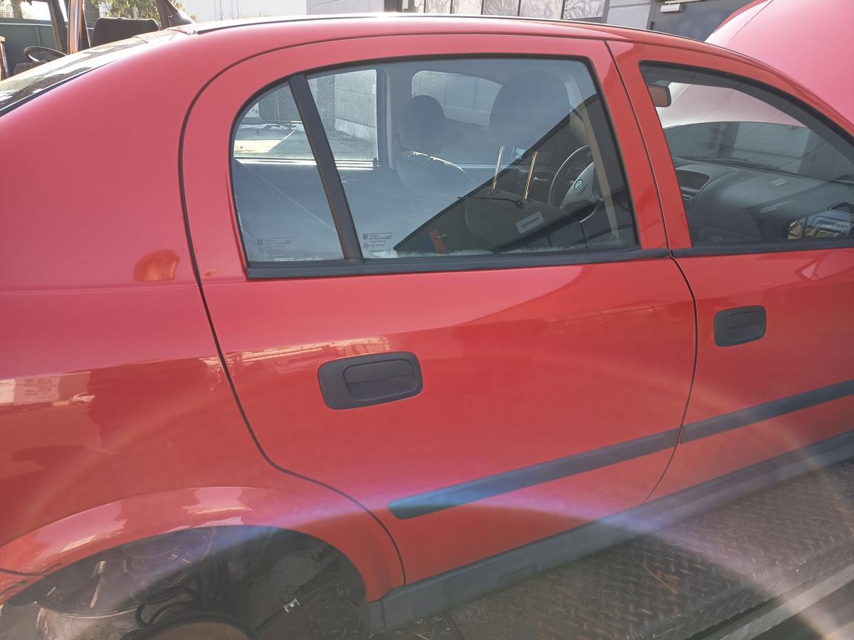 Opel Astra G original T&uuml;r hinten rechts Y547 Magmarot Baujahr 1998