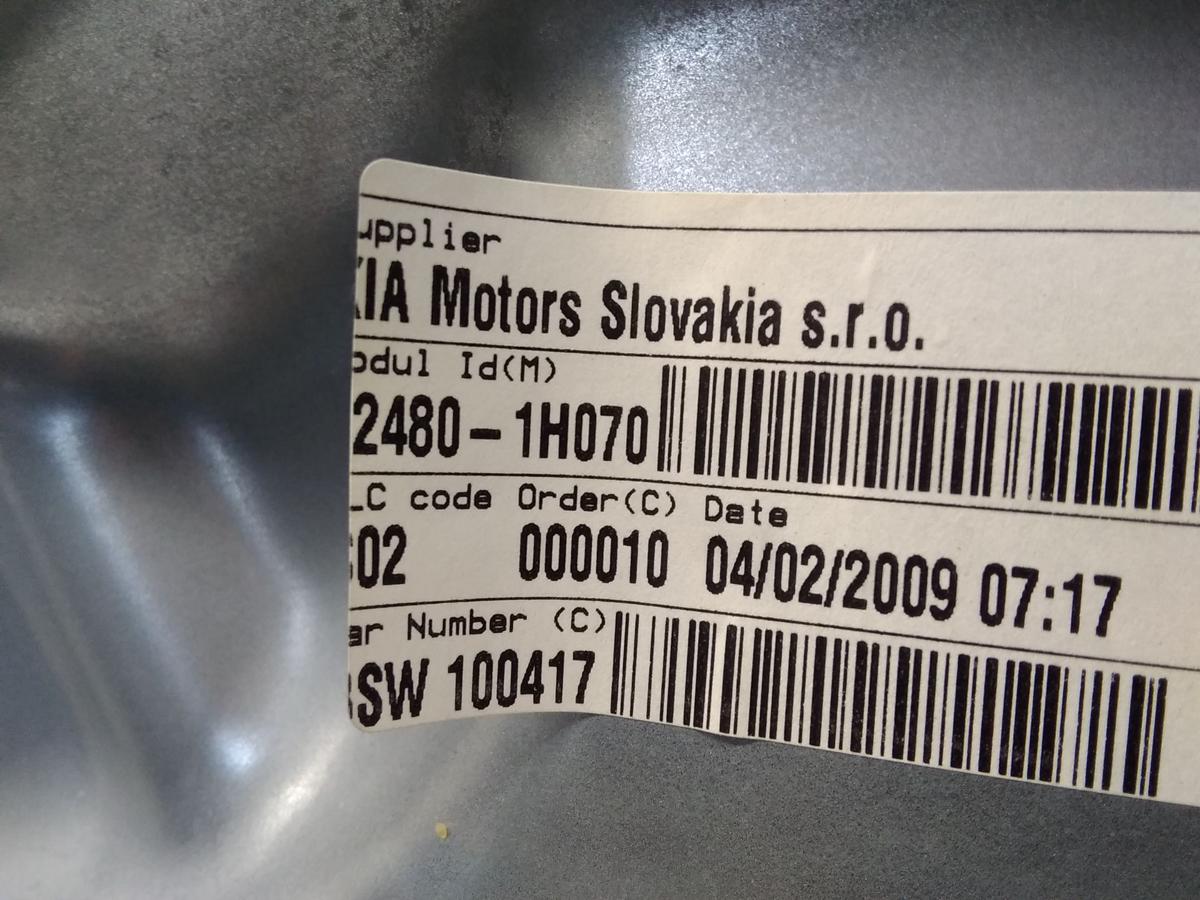 Kia Ceed ED original Fensterheber vorn rechts elektrisch 5t&uuml;rig mit Motor BJ2009