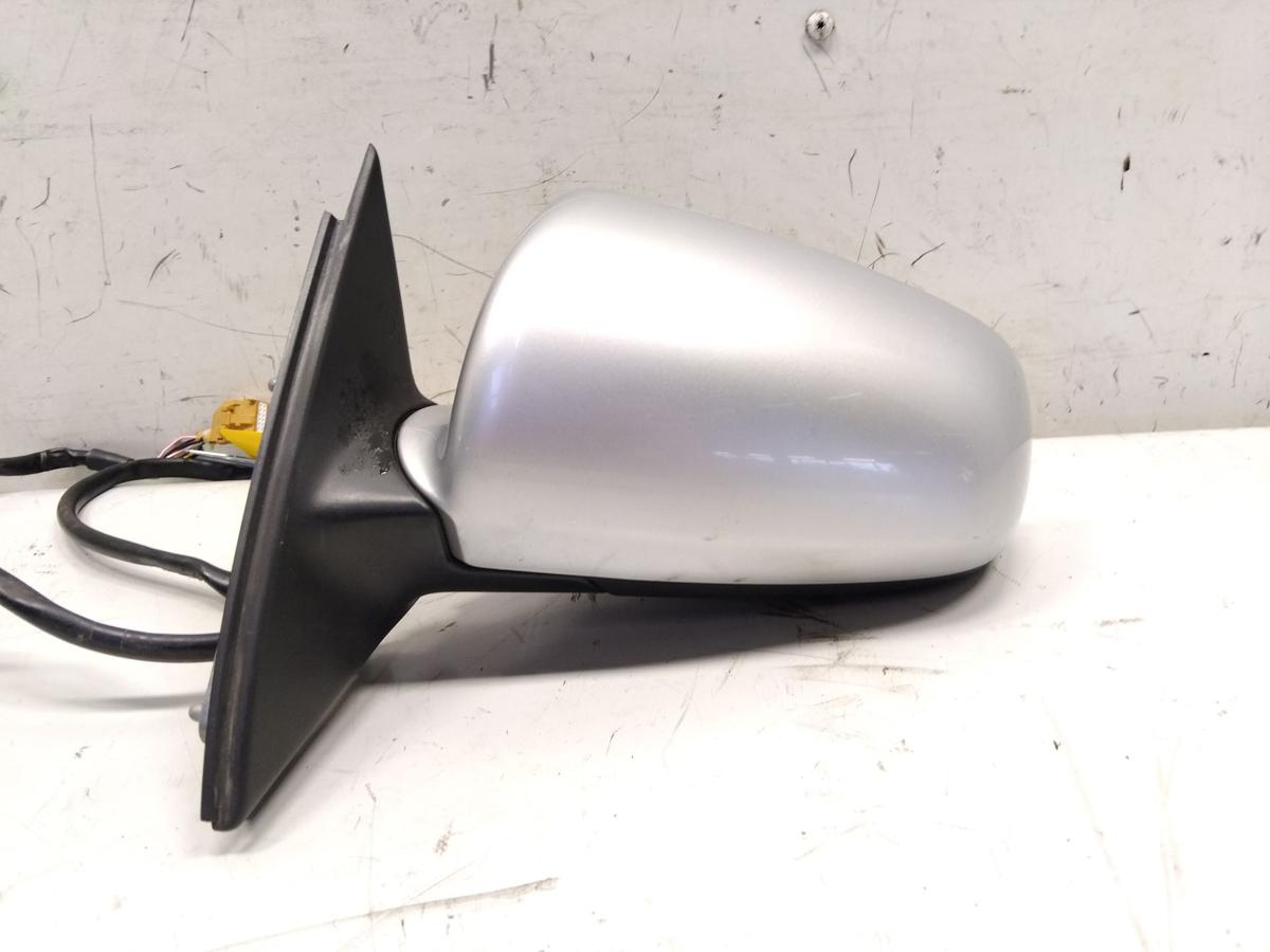 Audi A4 8E Au&szlig;enspiegel links LY7W Lichtsilber elek anklappbar beheizt BJ2004