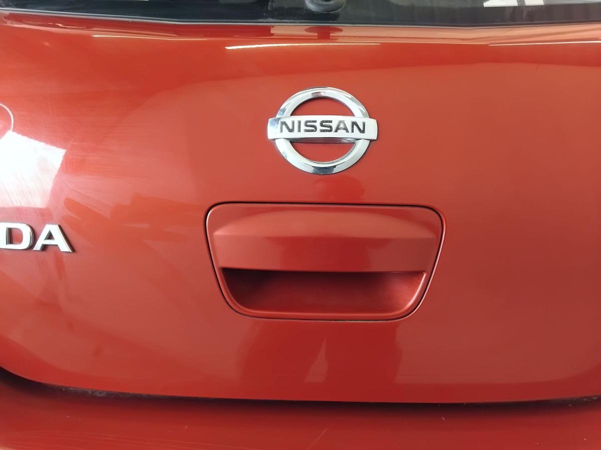 Nissan Tiida C11 Heckklappe NAC New Red 5-t&uuml;rig Schr&auml;gheck mit Scheibe BJ2009
