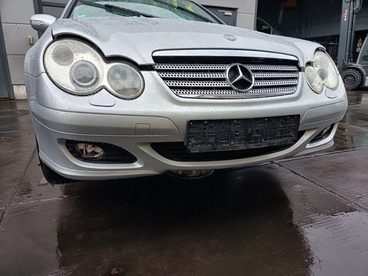 Mercedes CL203 Coupe orig Stoßstange vorn Stoßfänger SRA NSW 775 Silber Bj 2006
