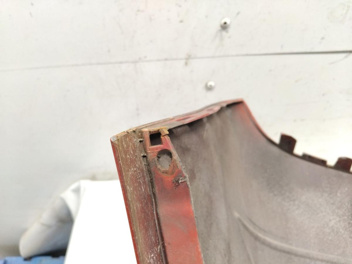 Opel Corsa D original Sto&szlig;f&auml;nger Sto&szlig;stange hinten 3-T&uuml;rer magmarot Z547 Bj.2008