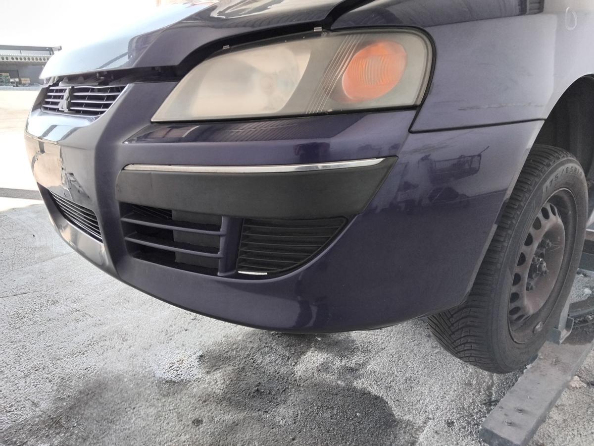 Mitsubishi Space Star DG0 original Stoßfänger Stoßstange vorn dunkelblau BJ2003