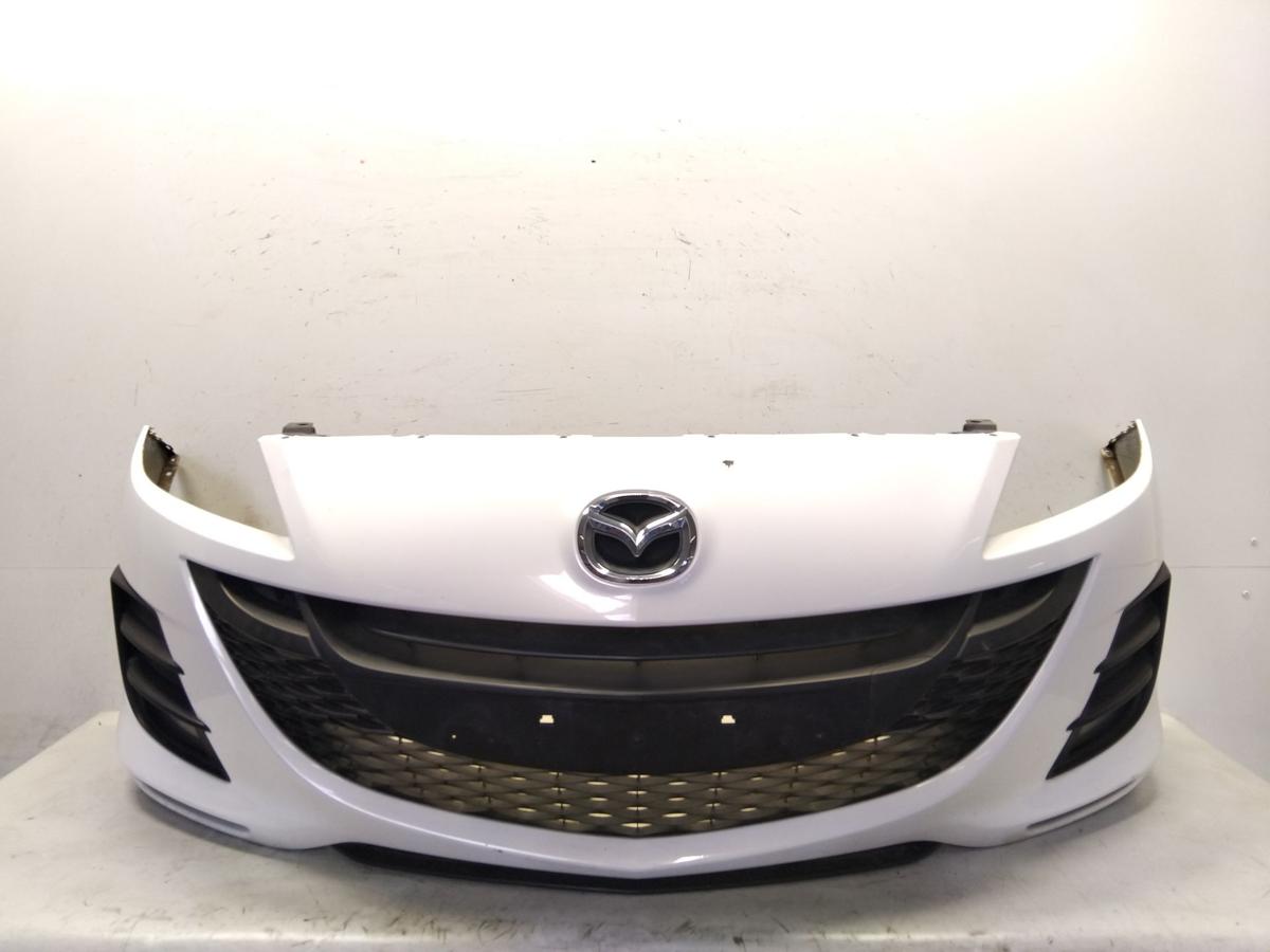 Mazda 3 BL original Stoßfänger Stoßstange vorn weissmetallic Bj.2009