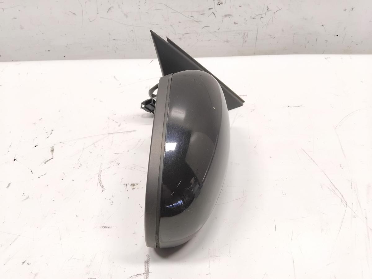 Skoda Fabia 2 5J original Au&szlig;enspiegel rechts schwarzmetallic 9910 Bj.2008