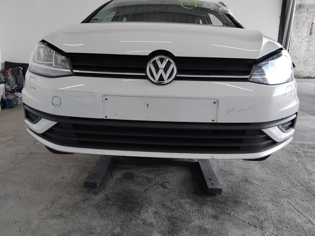 VW Golf 7 Facelift orig Sto&szlig;f&auml;nger Sto&szlig;stange vorn SRA LC9A pure white BJ2019