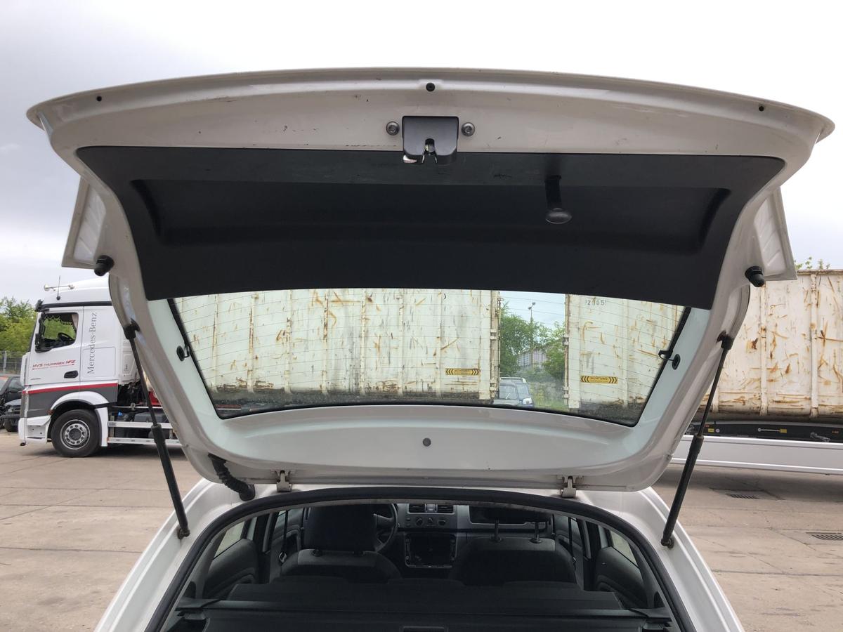 Skoda Fabia 2 5J Heckklappe Kofferklappe mit Scheibe Kombi LF9E Candyweiss
