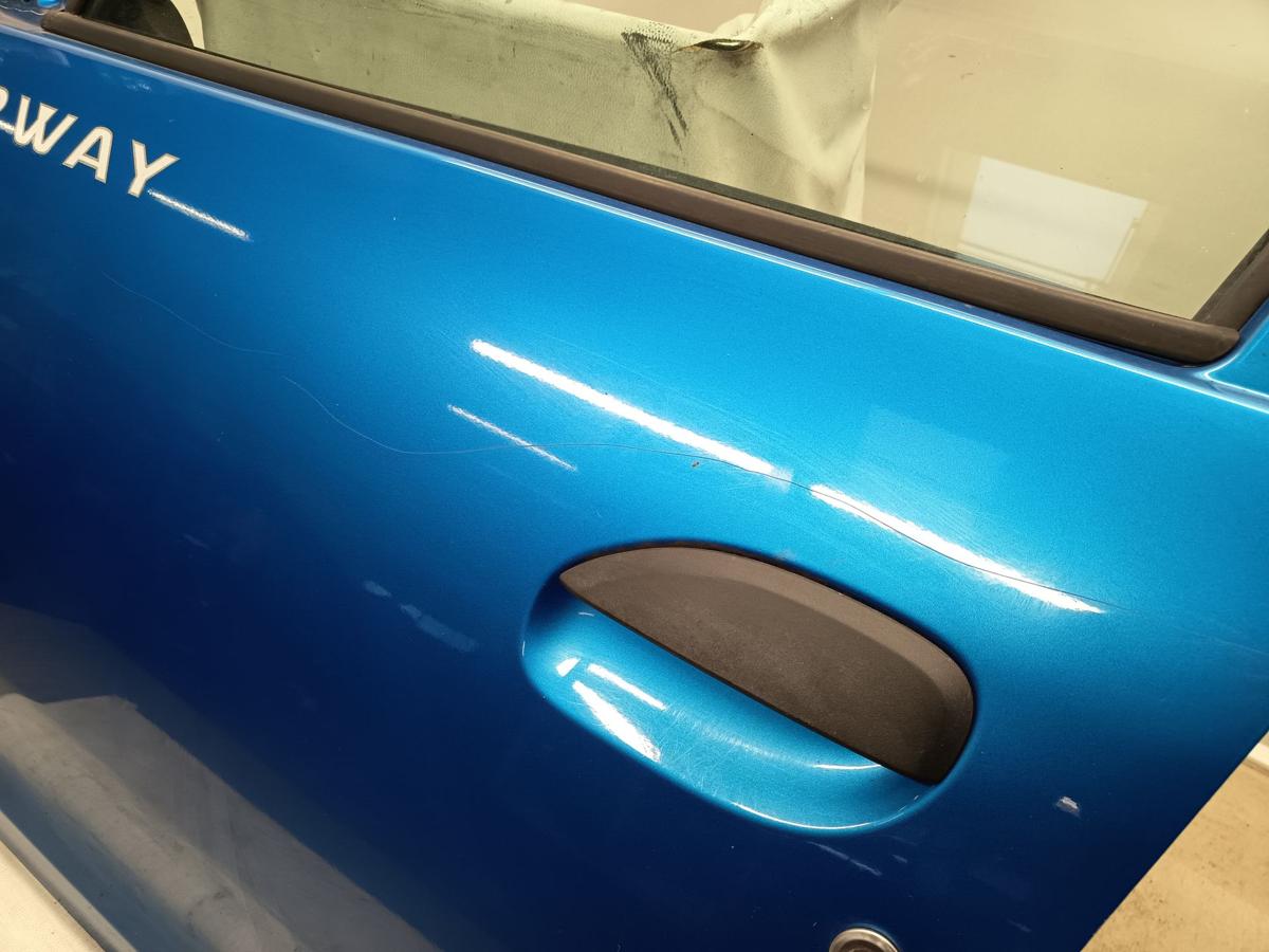 Dacia Sandero II Stepway Bj 2015 original Tür vorn links TERPL Blue Azurite