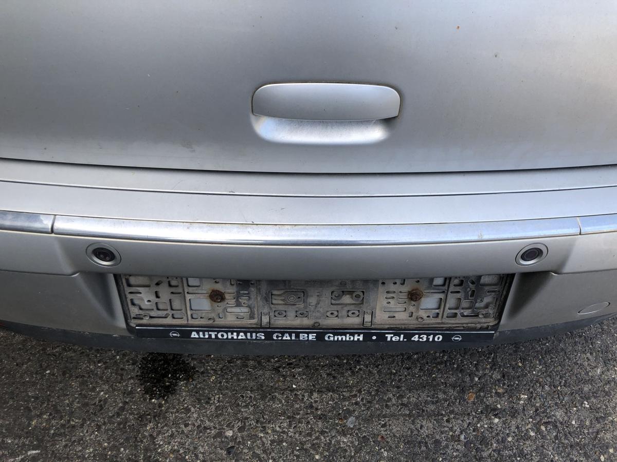 Citroen C4 Typ L Sto&szlig;f&auml;nger hinten Hecksch&uuml;rze 5 t&uuml;rig PDC EZR Aluminium Grau