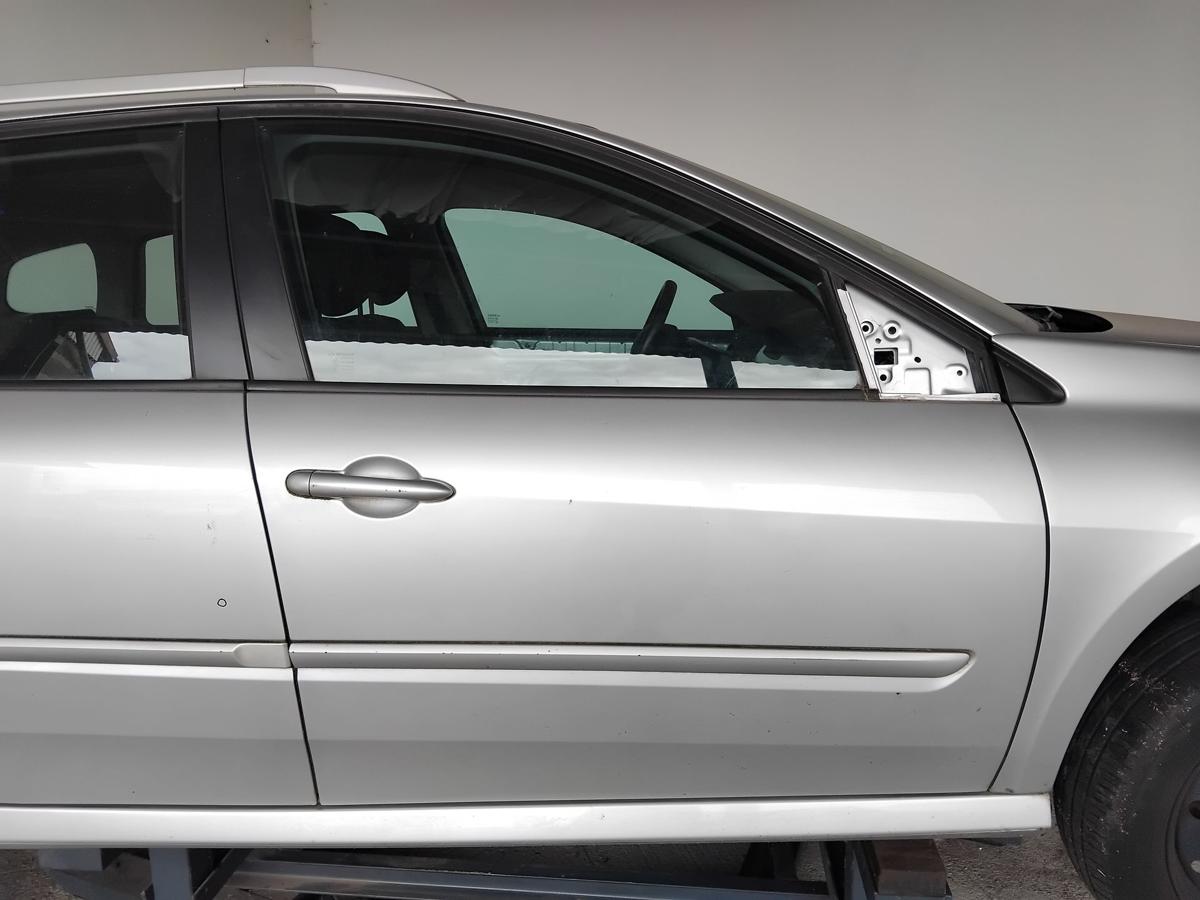 Renault Laguna 3 Tür vorn rechts Beifahrertür BJ2009 TED69 Gris Platine Metallic