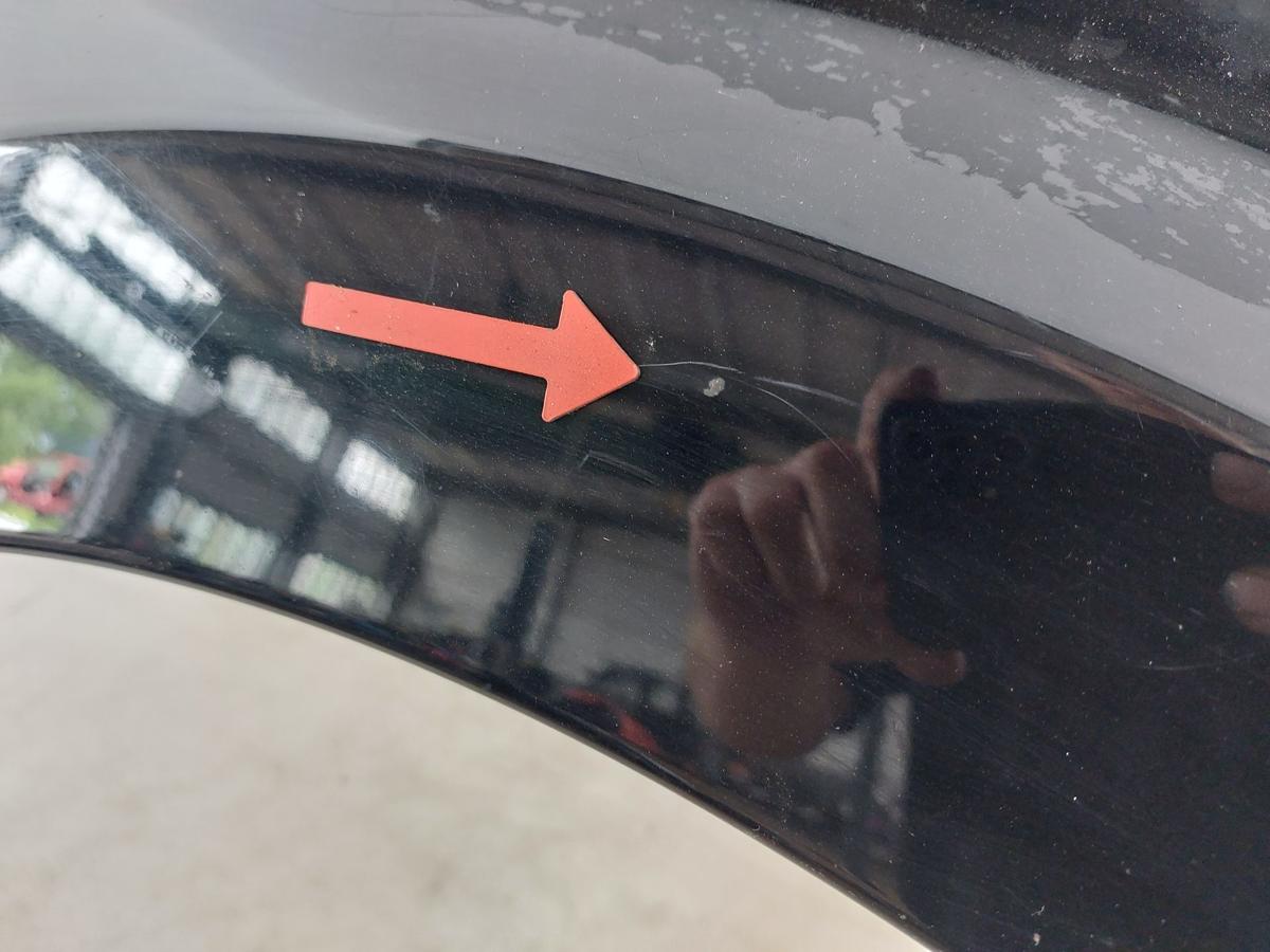 Ford Fusion JU2 Kotfl&uuml;gel vorn rechts Beifahrerseite Panther Schwarz 02-12