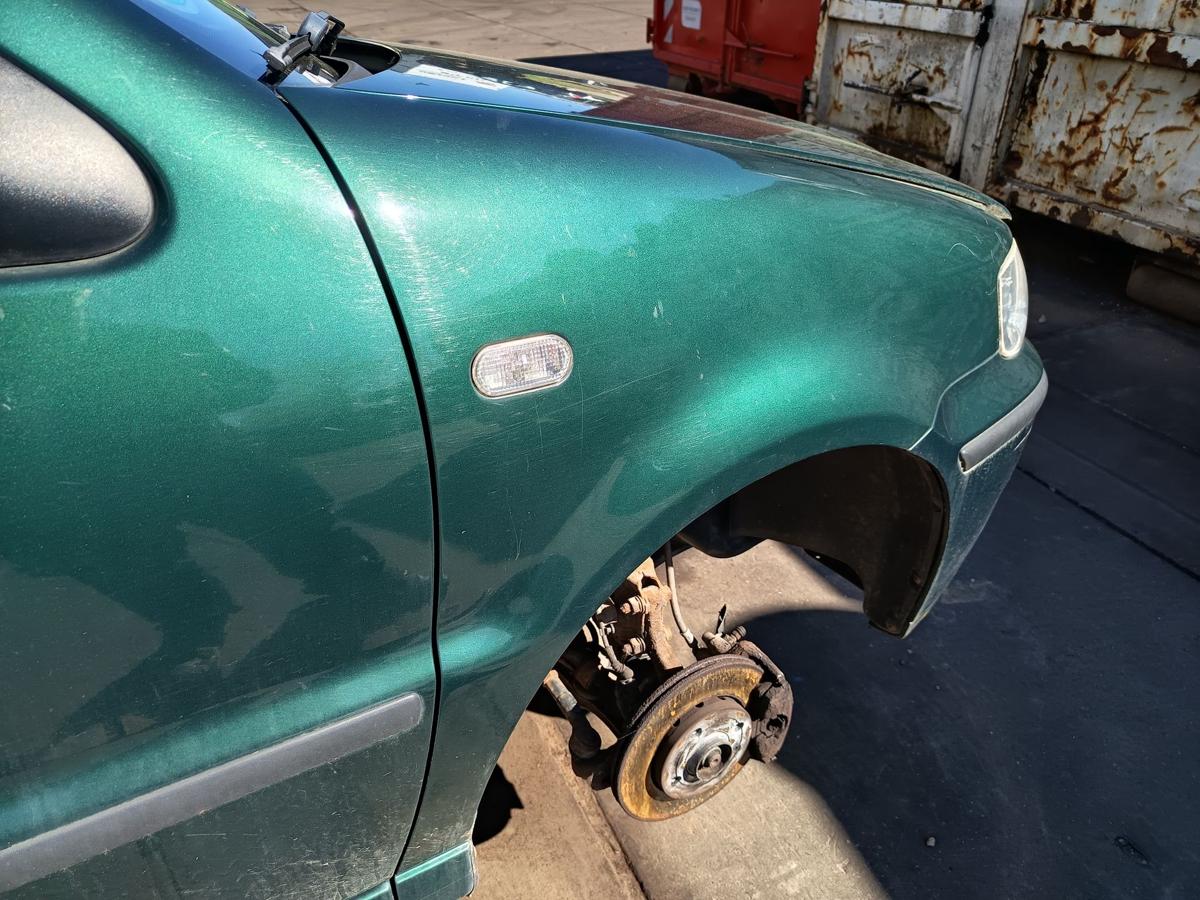 VW Polo 6N original Kotfl&uuml;gel rechts LD6D Gr&uuml;n Facelift Baujahr 1997