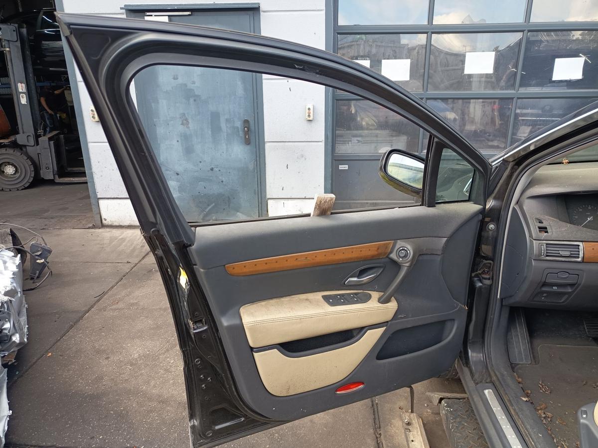 Renault Vel Satis original T&uuml;r vorne links NV676 Perlschwarz Baujahr 2005