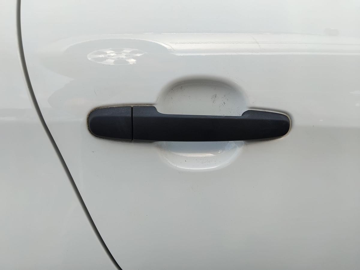 Citroen C1 II Tür hinten rechts weiss KWD Lipizzan White 5-türig BJ2014