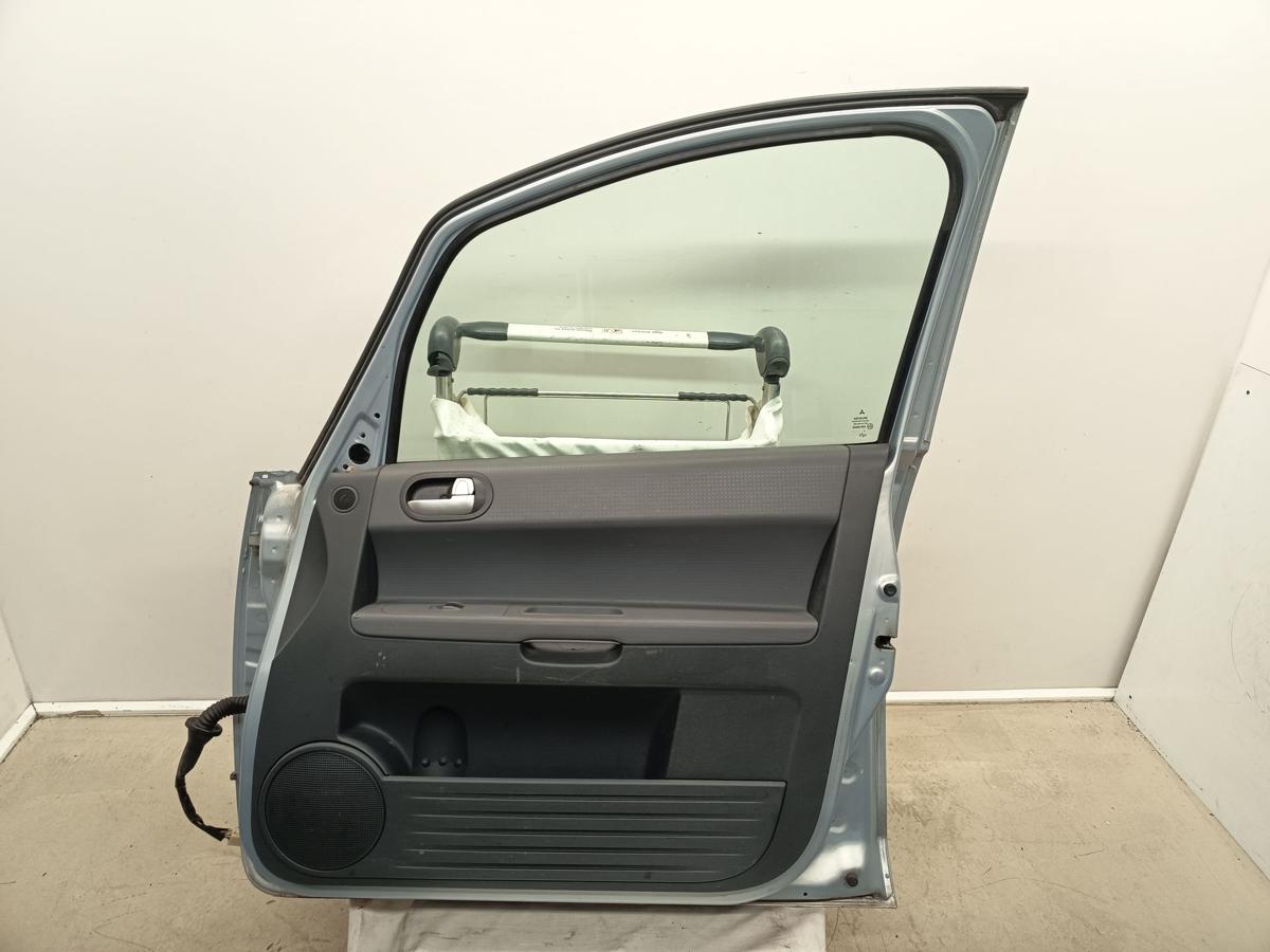 Mitsubishi Colt VI Z30 original Tür vorn rechts Beifahrer T42 Aquablau Bj 2005