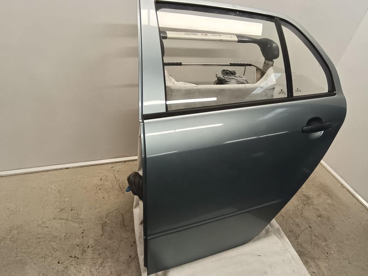 Skoda Fabia 6Y Limo ab 2004 original T&uuml;r hinten links LF7U-Stone Grey Metallic