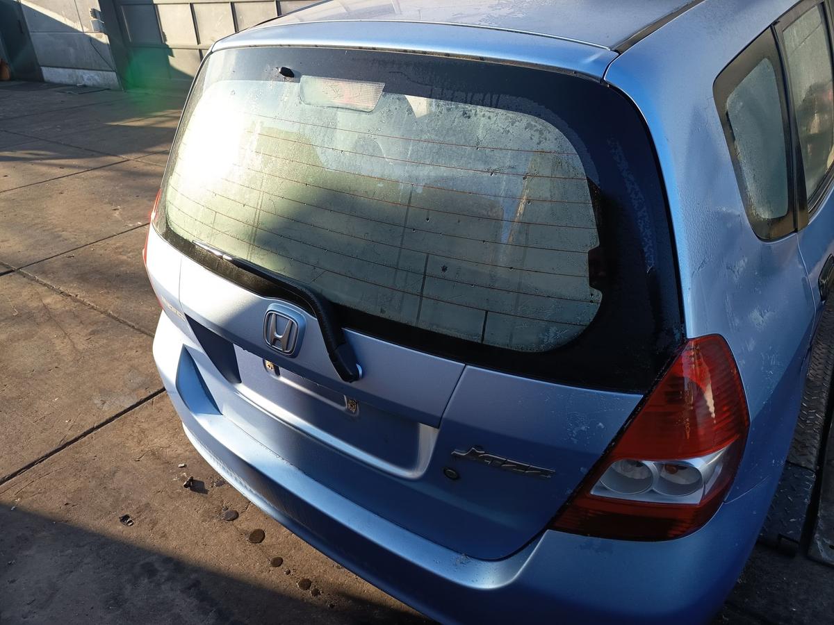 Honda Jazz GD1 original Heckklappe mit Scheibe B506M Ice Blue vor Facelift Bj 02