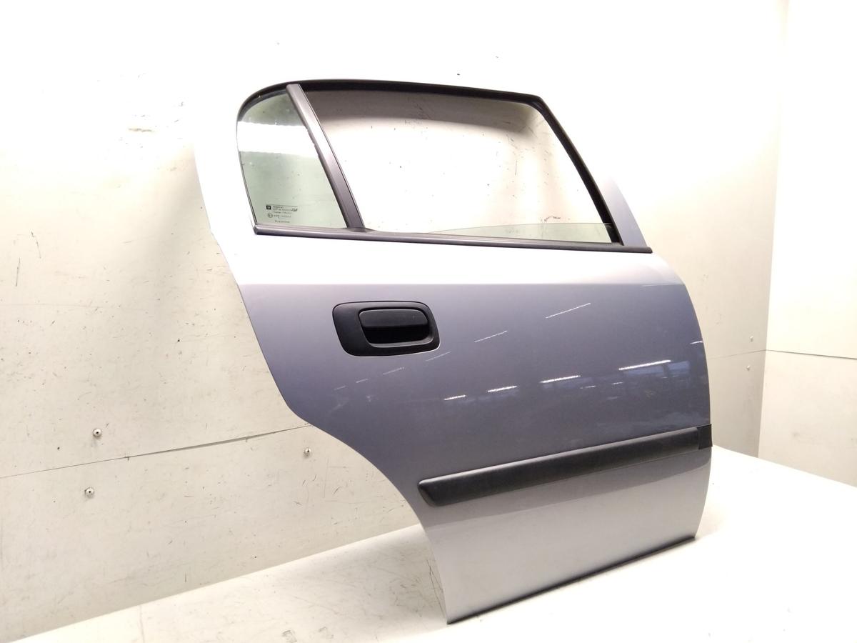Opel Astra G Limo Tür hinten rechts hellblaumetallic Z151 mirage Bj.2003
