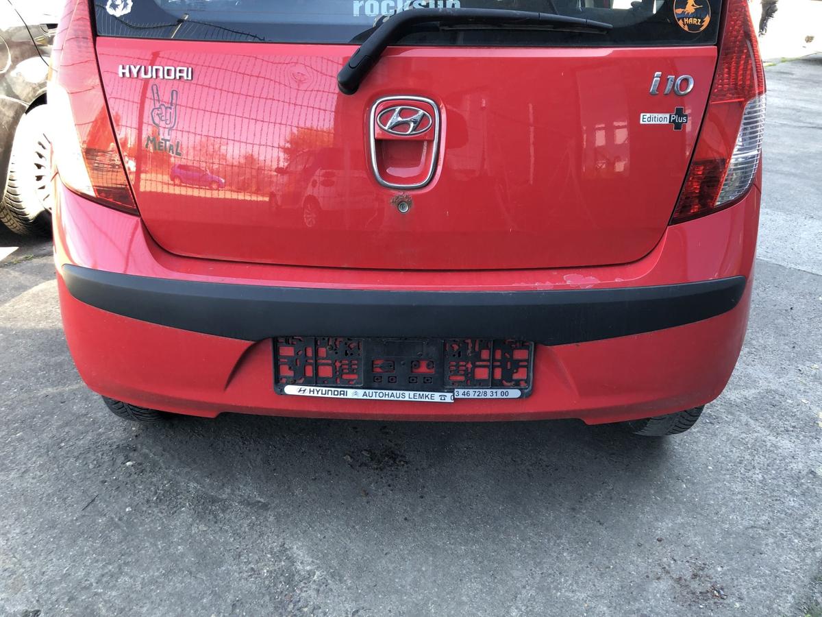 Hyundai i10 PA Sto&szlig;f&auml;nger hinten Hecksch&uuml;rze Hecksto&szlig;stange H4 Electric Red