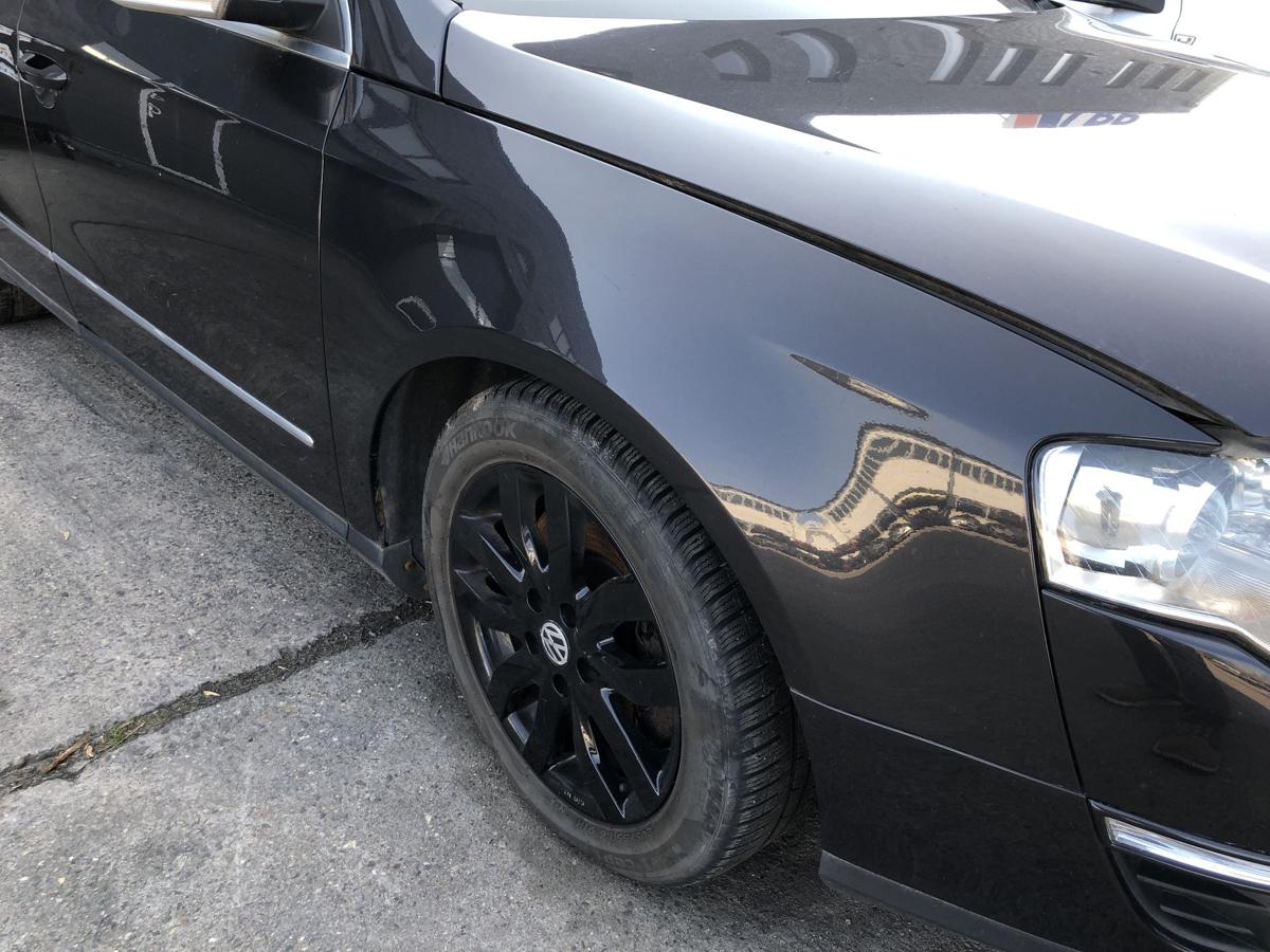 VW Passat 3C B6 Kotfl&uuml;gel vorn rechts Beifahrer Originalteil LC8Z Moccabrown