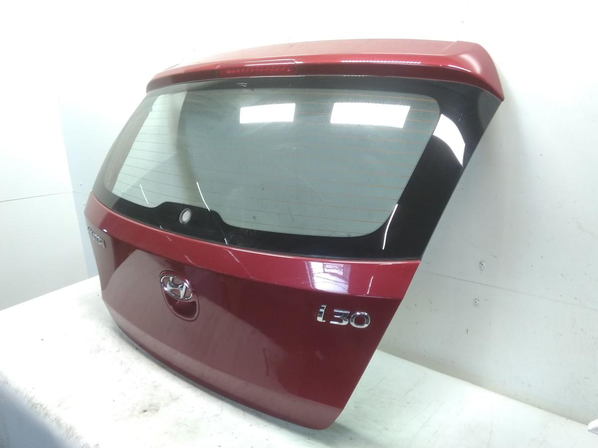 Hyundai I30 FD Heckklappe weinrotmet. HAT glowing red mit Scheibe Bj.2011