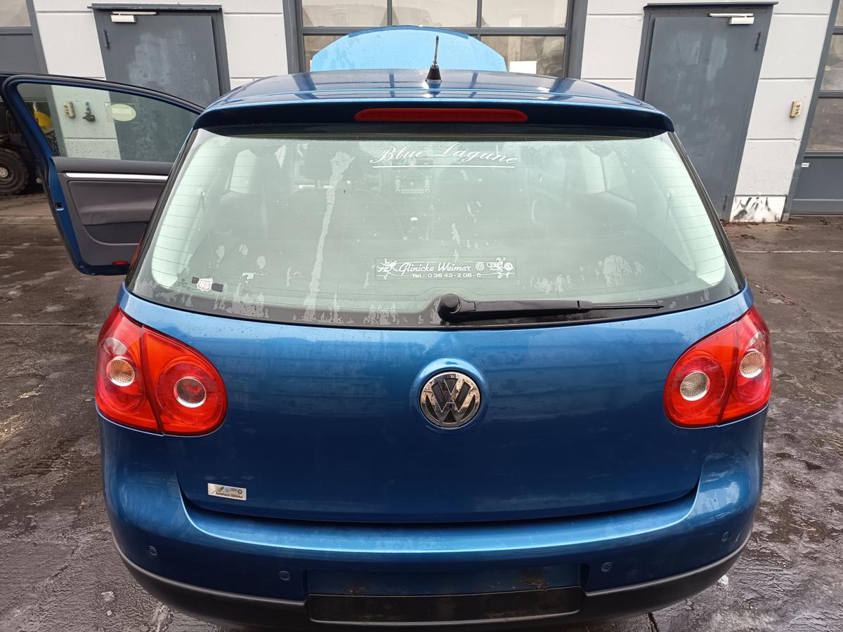 VW Golf V original Heckklappe mit Scheibe A5K Olympiablau Bj 2007