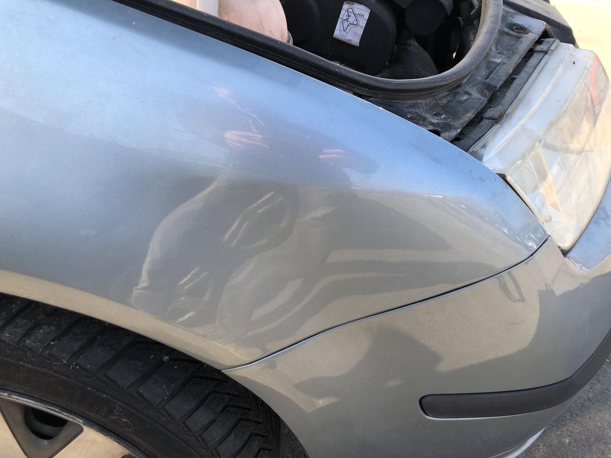 Skoda Fabia 6Y Kotfl&uuml;gel vorn rechts Beifahrerseite LF7U Stone Grey Metallic