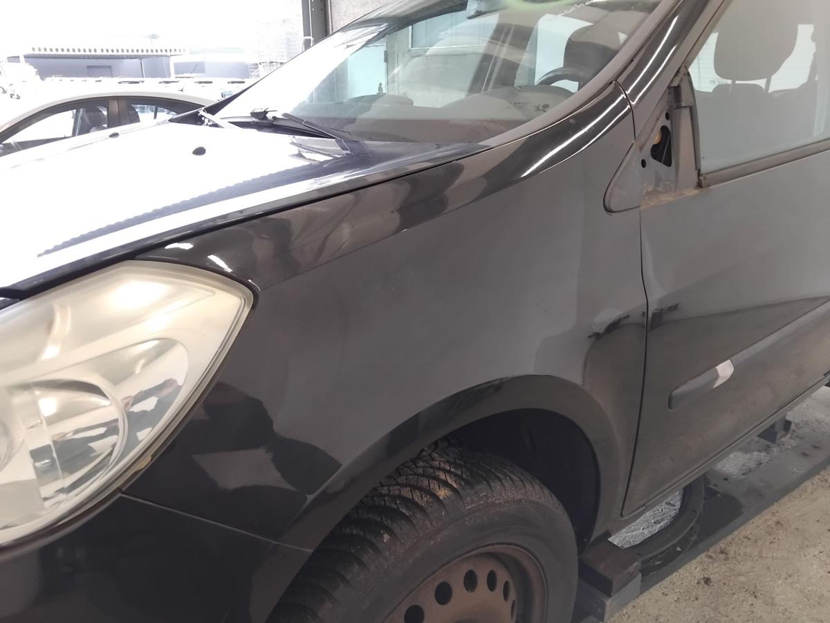 Renault Clio 3 Kotfl&uuml;gel links Index 185 schwarz NV676 Noir Nacre BJ2008