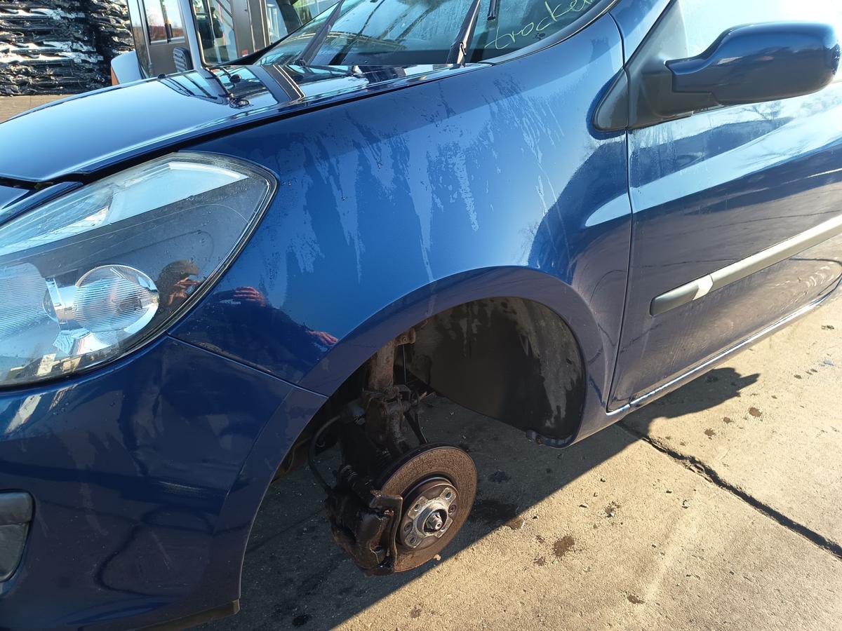 Renault Clio III orig Kotfl&uuml;gel links NV432 Blau Bj 2006