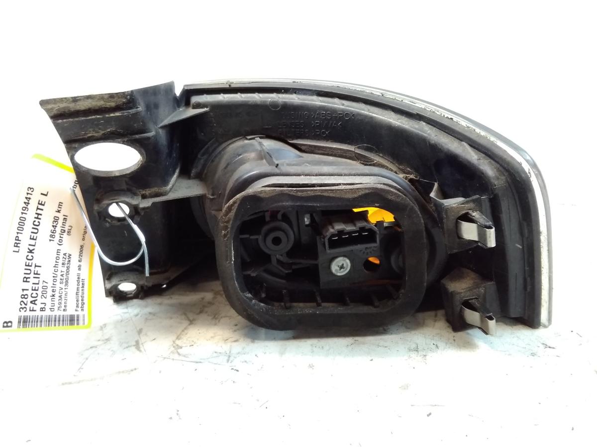 Seat Ibiza 6L original Rückleuchte Heckleuchte links Facelift abgedunkelt BJ2007