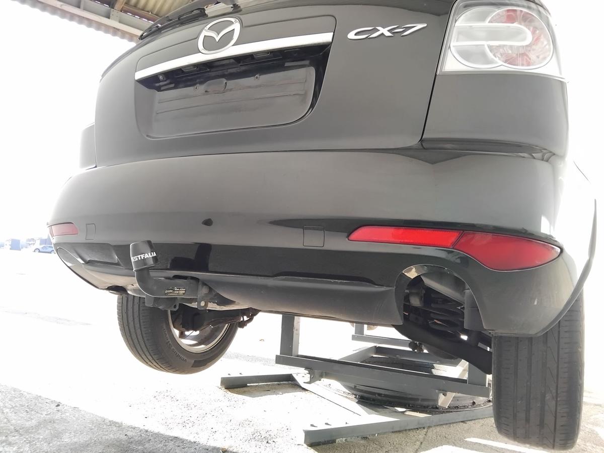 Mazda CX-7 ER Facelift original Stossf&auml;nger Sto&szlig;stange hinten schwarzmet. BJ2010