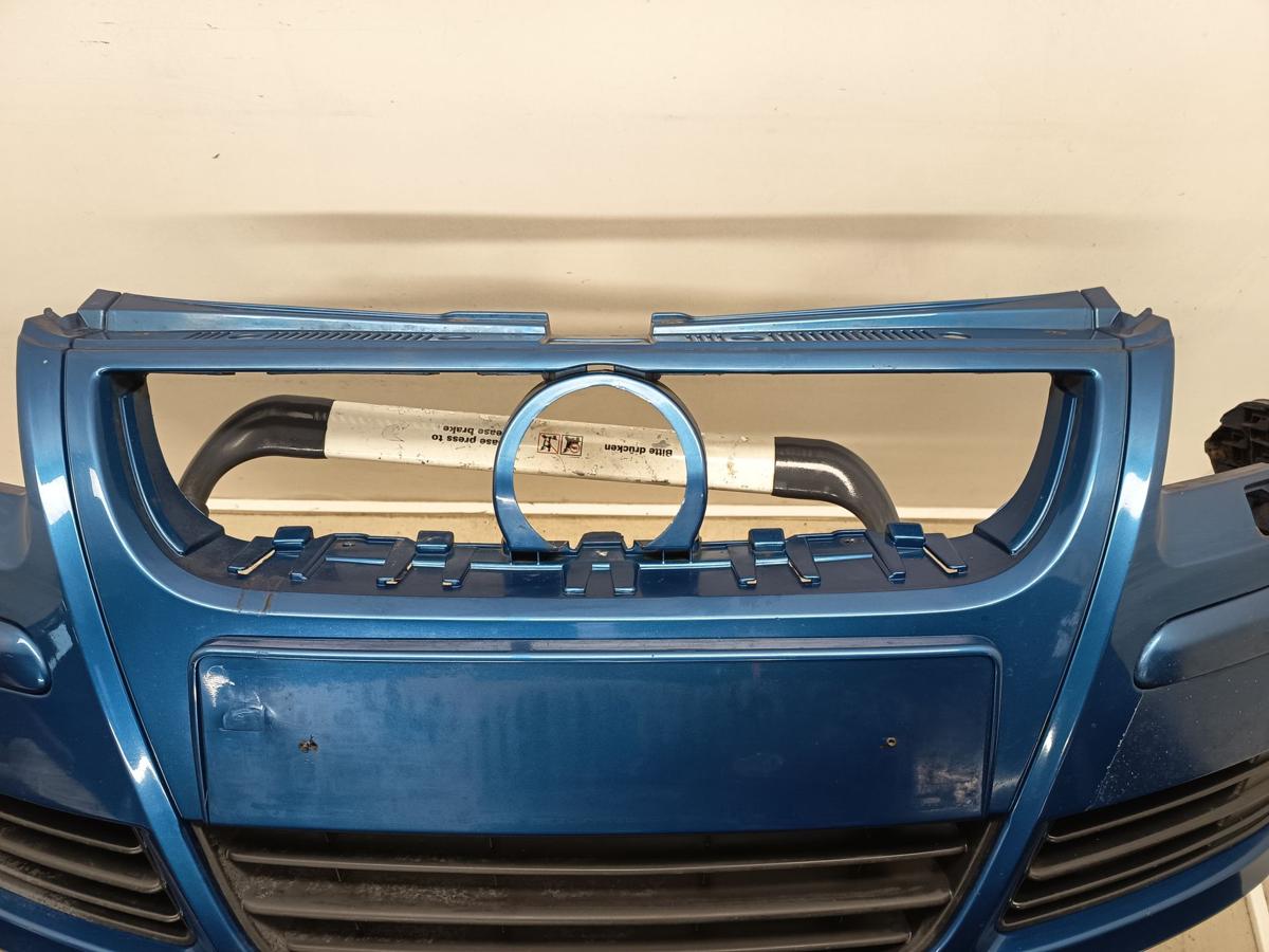 VW Polo 9N2 Facelift ab 2005 original Stoßfänger Stoßstange vorn LA5K -blau