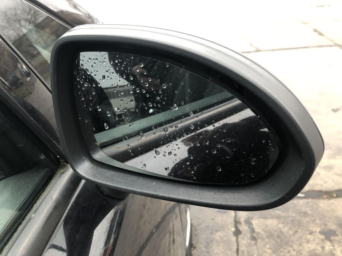 Opel Corsa D Au&szlig;enspiegel rechts R&uuml;ckspiegel elek Verstellung 2HU Saphirschwarz