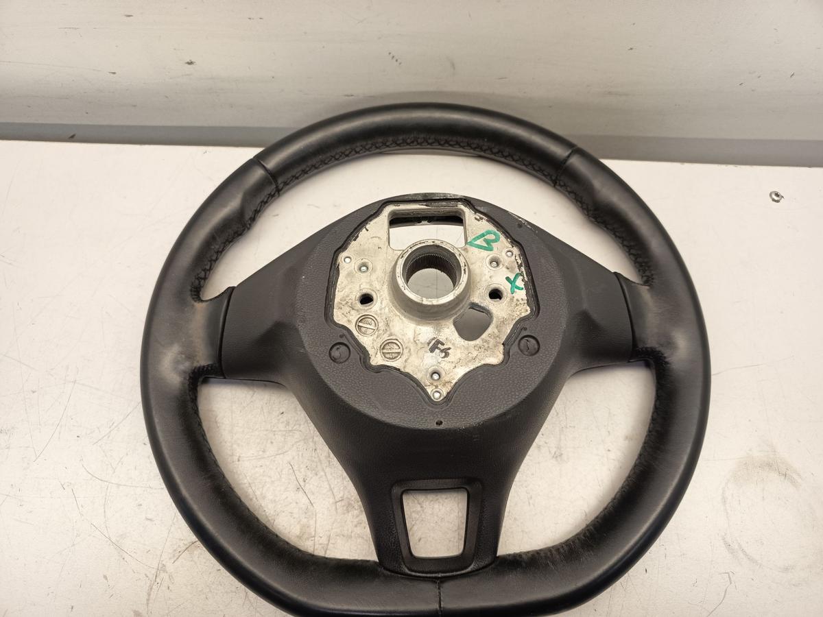 VW Polo V 6C original Lederlenkrad 6C0419091D E74 schwarz Bj 2014