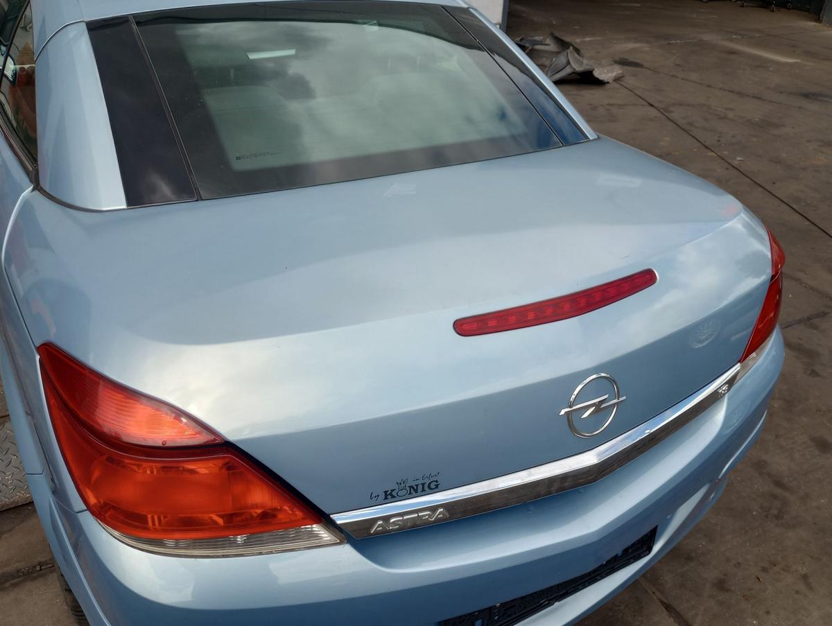 Opel Astra H TwinTop orig Heckklappe Cabrio Kofferraumdeckel Z21C Aeroblau Bj 08