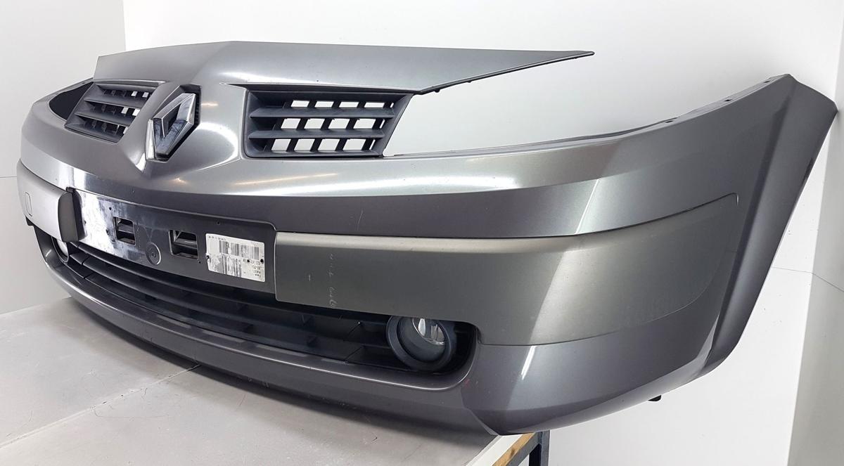 Renault Megane II Stoßstange Stoßfänger vorn 820014200 in Hologram Grau Bj03 Modell bis 06